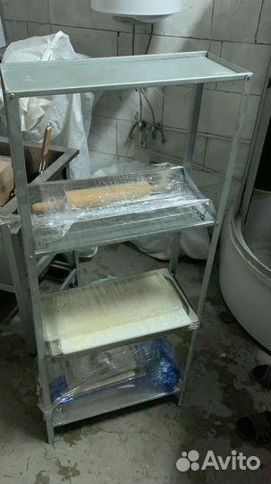 Стеллаж металлический торговый бу