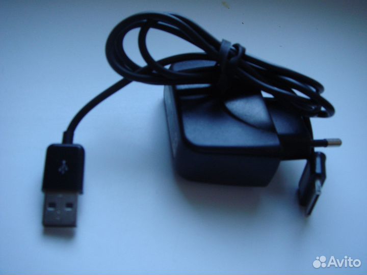 USB зарядка с кабелем micro usd