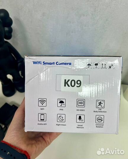 Камера видеонаблюдения уличная WiFi K09 новые