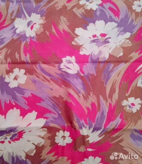 Отрез ткани хлопок СССР