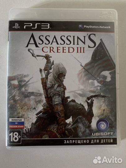 Игры для приставок ps3 Assassin's creed III