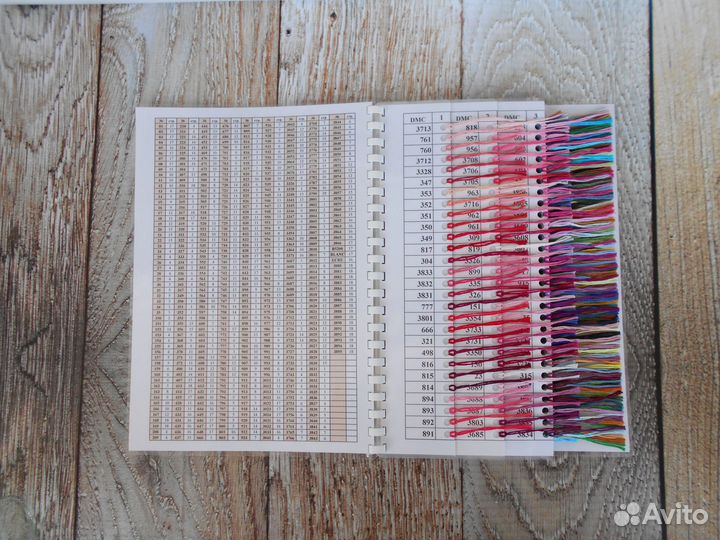 Карта цветов мулине дмс 482 цвета