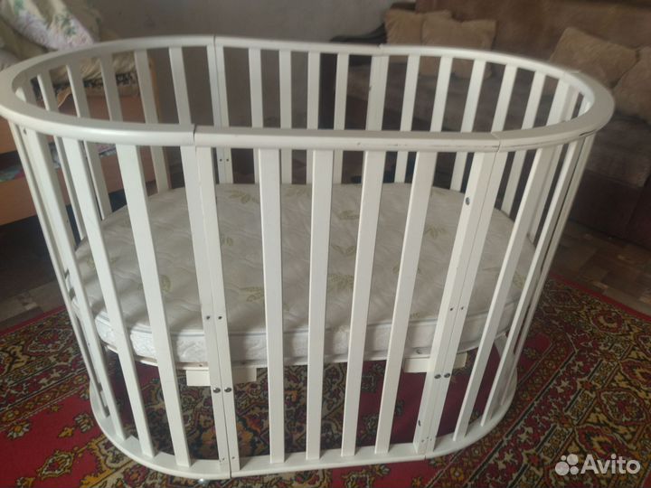 Детская кроватка круглая бу