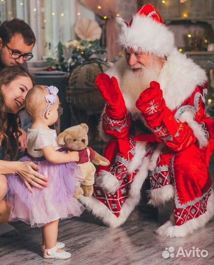 Костюм Дед Мороз Кремлевский Красный