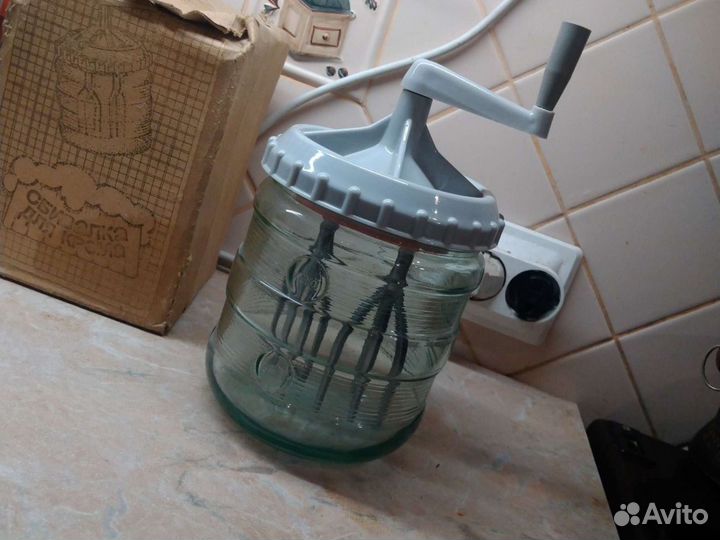 Миксер СССР ручной, сбивалка для крема СССР