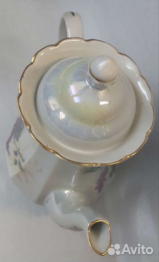 Чайник Заварочный Фарфоровый Сирень СССР
