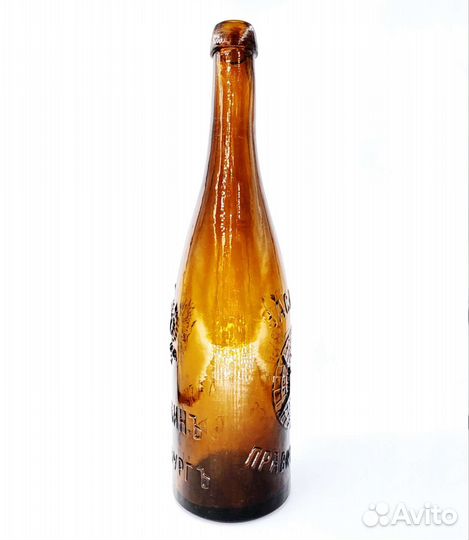 Старинная пивная бутылка Калинкинъ С.Петербургъ