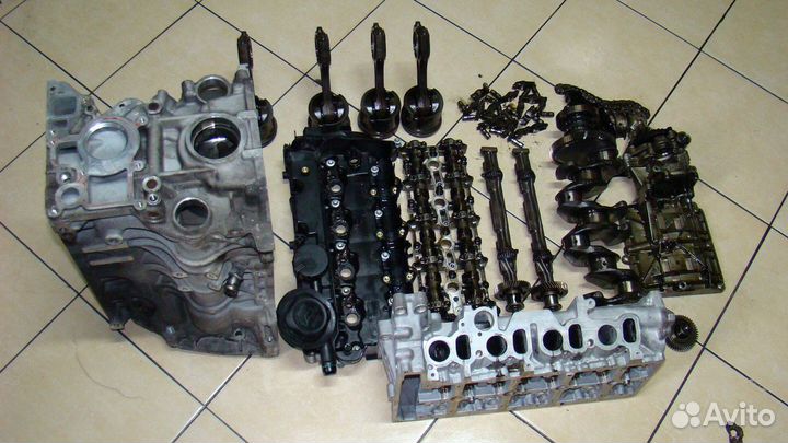 Двигатель бмв N47 в разборе