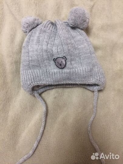 Зимняя Детская шапочка 38-40 р-р