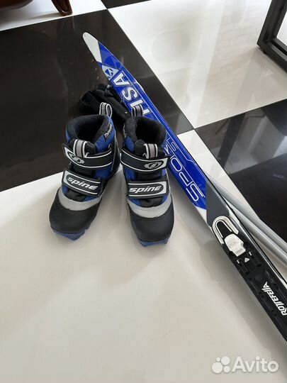 Лыжи беговые с ботинками
