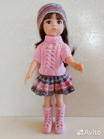 Вязаные комплекты одежды для кукол Паола Рейна