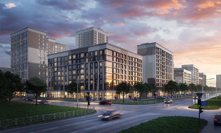 1-к. квартира, 36 м², 4/12 эт.