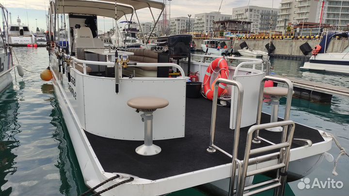 Рыбалка в море на катере Имеретинка