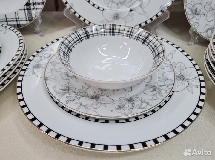 Сервиз столовый Elegant Mandala Турция 23 предмета