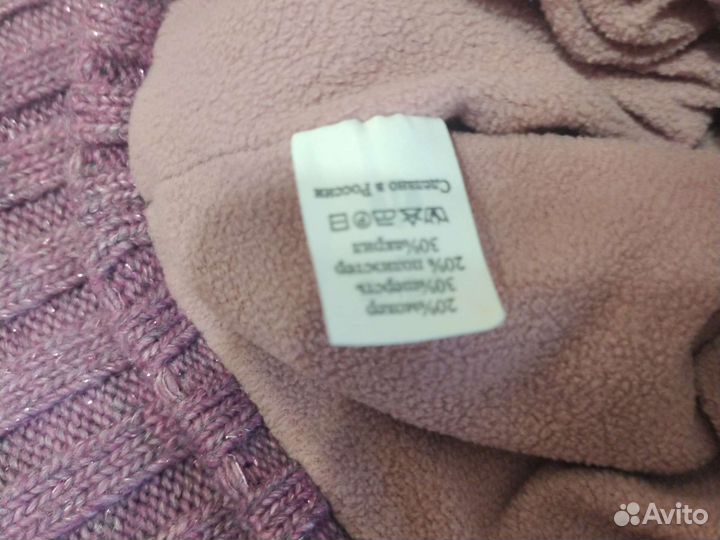 Шапочка и снуд-комплект