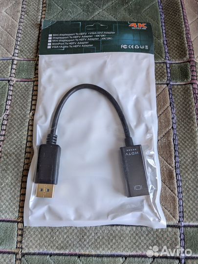 Переходник Display Port - hdmi