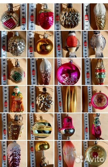 Елочные игрушки СССР советские