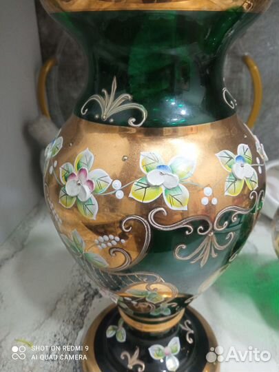 Ваза для цветов богемия