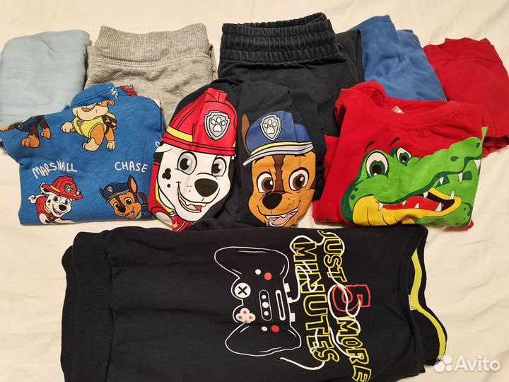 Одежда пакетом для мальчика 122 128 осенняя