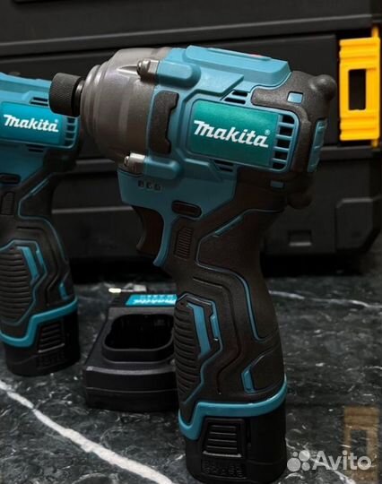 Набор makita 2в1 шуруповерт +винтоверт