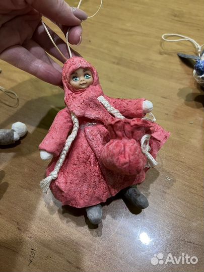 Новые елочные игрушки под старину