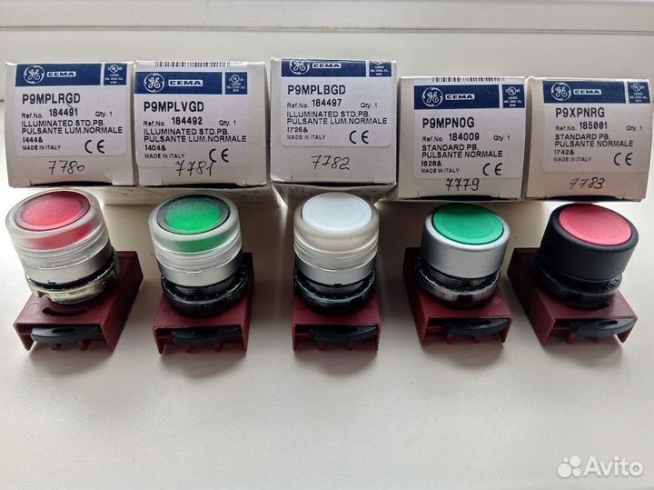 Контактные блоки «сеma» P9B02VN и P9B11VN «GE»