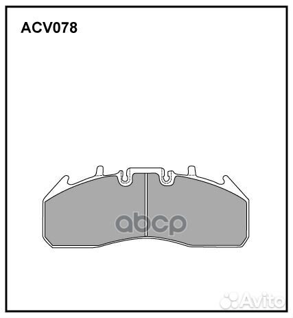 Колодки тормозные дисковые WVA (29174 29219) HC