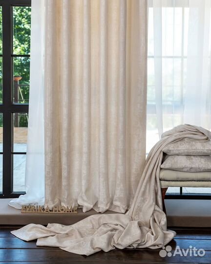 Комплект штор Мрамор в спальню/зал/комнату