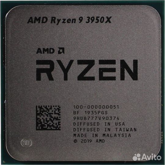 Процессор AMD Ryzen 9 3950X