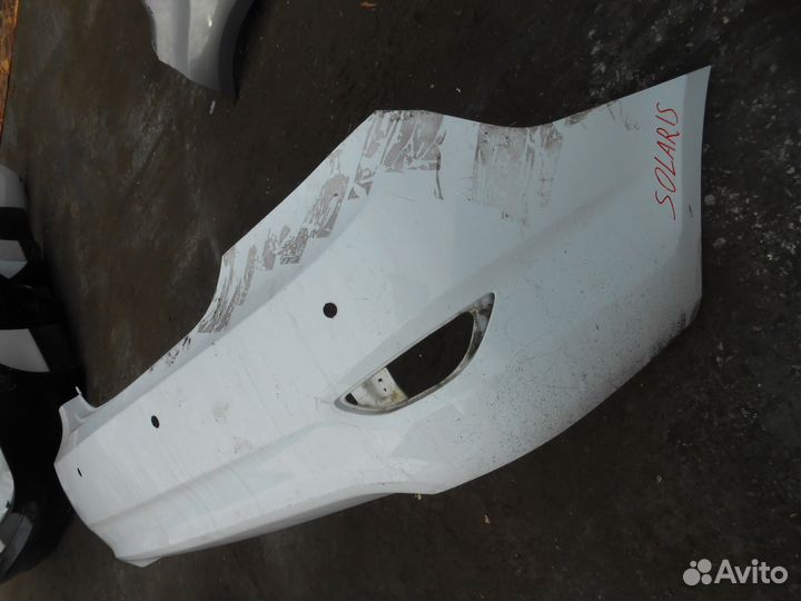 Бампер задний для Hyundai Solaris Accent IV 2010г