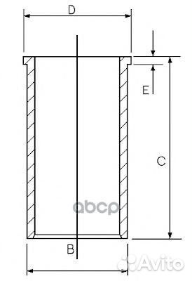 Гильза цилиндра MB LK/LN2 14-025800-00 Goetze