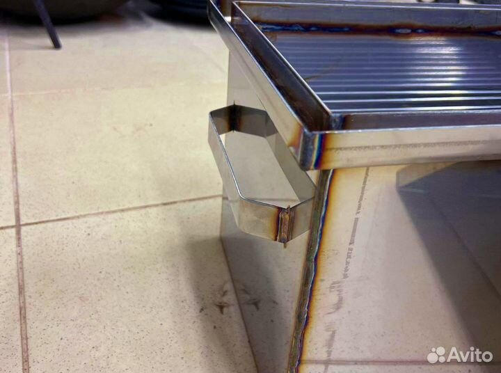 Коптильня из нержавейки 1,5 и 2мм с домиком и гидр