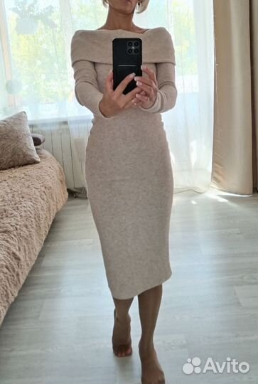 Платье женское теплое 42 44