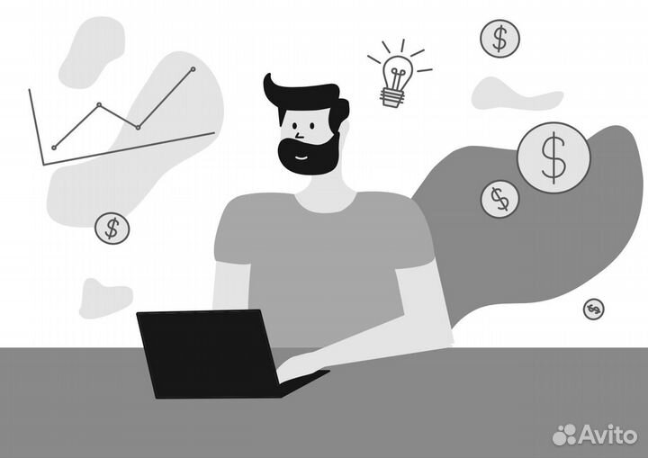 Иллюстрации на заказ (минимализм)(вектор)