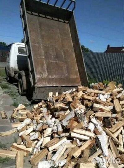 Дрова колотые сухие