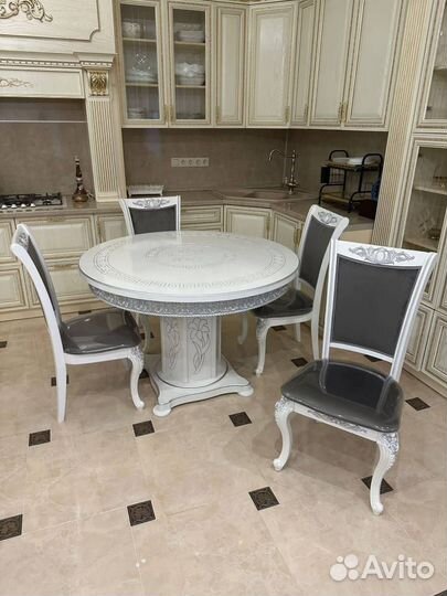 Кухонный стол стулья /Обеденная группа стол стулья