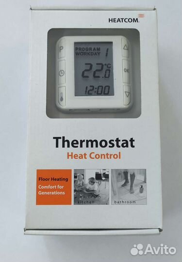 Терморегулятор Heatcom (Дания) NTC100 новый