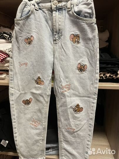 Джинсы на девочку, 110-116