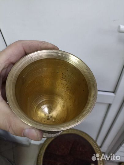 Ступка бронзовая.витаж