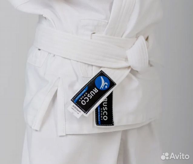 Пояс для карате белый rusco