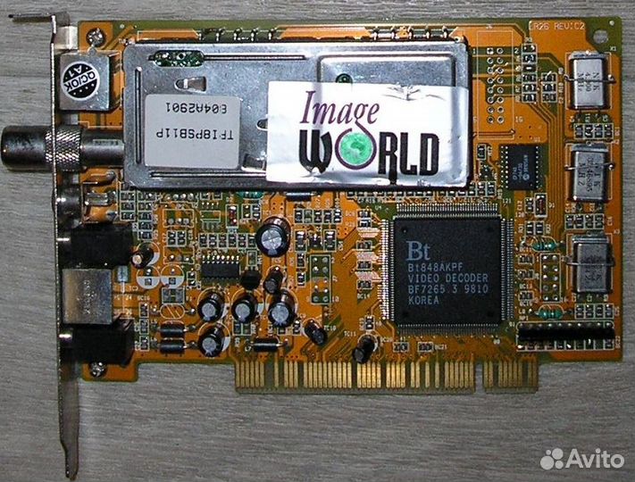 Тв-тюнер Image World, интерфейс PCI