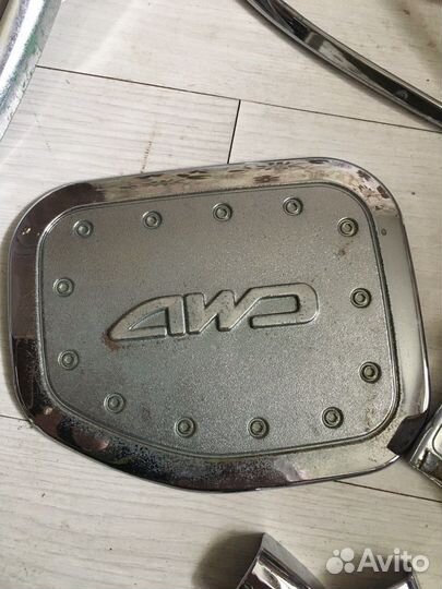 Хром накладки на Прадо 120