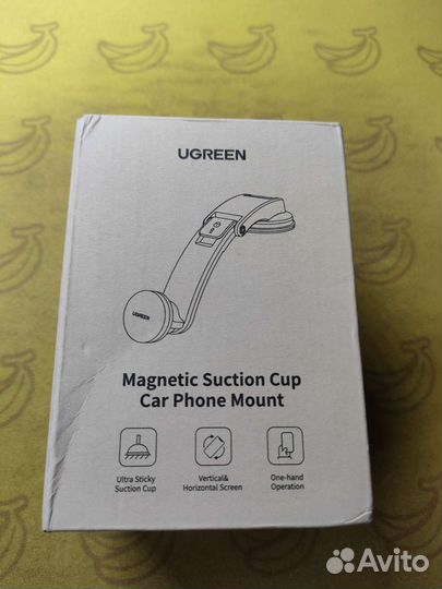 Магнитный держатель для телефона с присоской