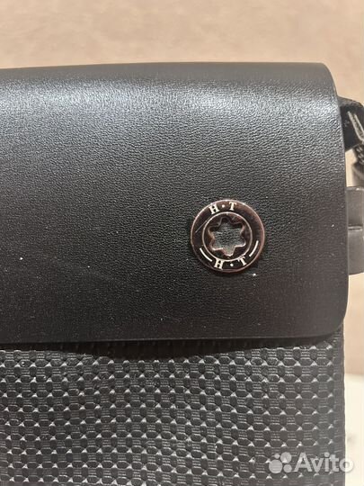 Мужской кожаный клатч HT