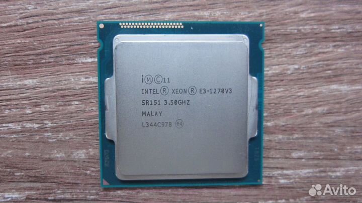 Процессор Intel Xeon E3-1270 v3 3,50 GHz LGA 1150