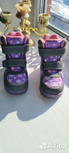 Зимние ботинки детские