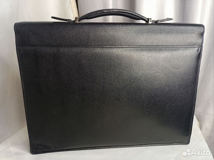 Мужской кожаный портфель Zegna, оригинал