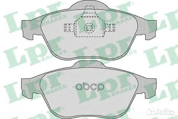 Колодки тормозные дисковые 05P898 Lpr
