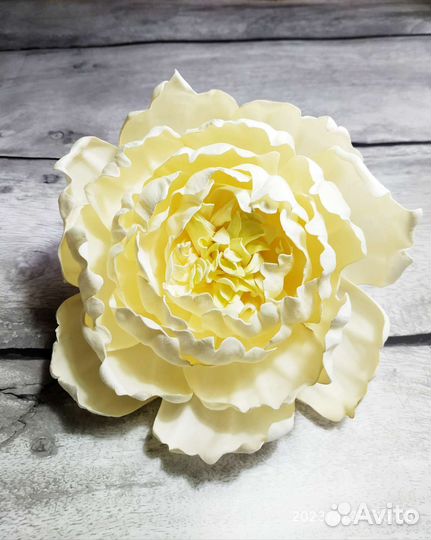 Цветок пиона, брошь, зажим для волос