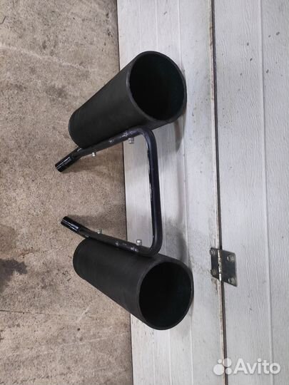 Багажник для снегохода с кронштейнам для ледобура